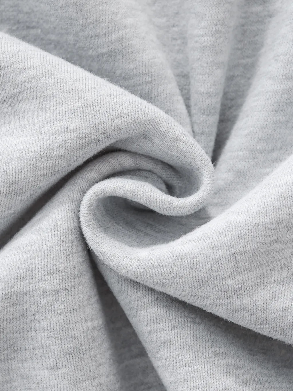 Contrast-Stitched Boxy Fleece Zip Hoodie