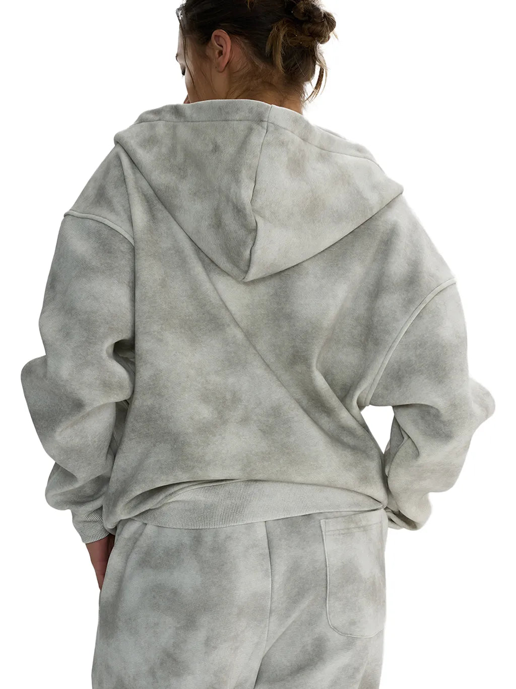 Snow Zip-Up Fleece Hoodie