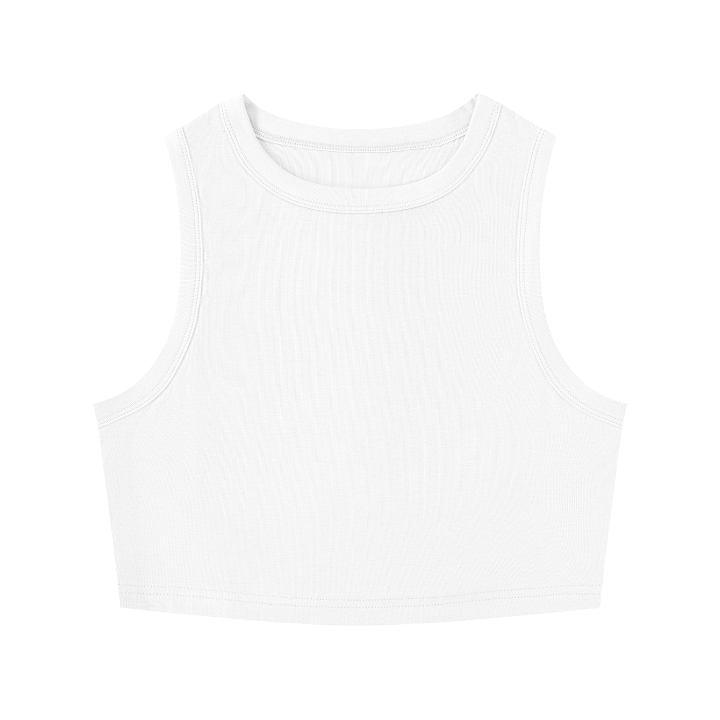 Women's Tight Crewneck Crop Top