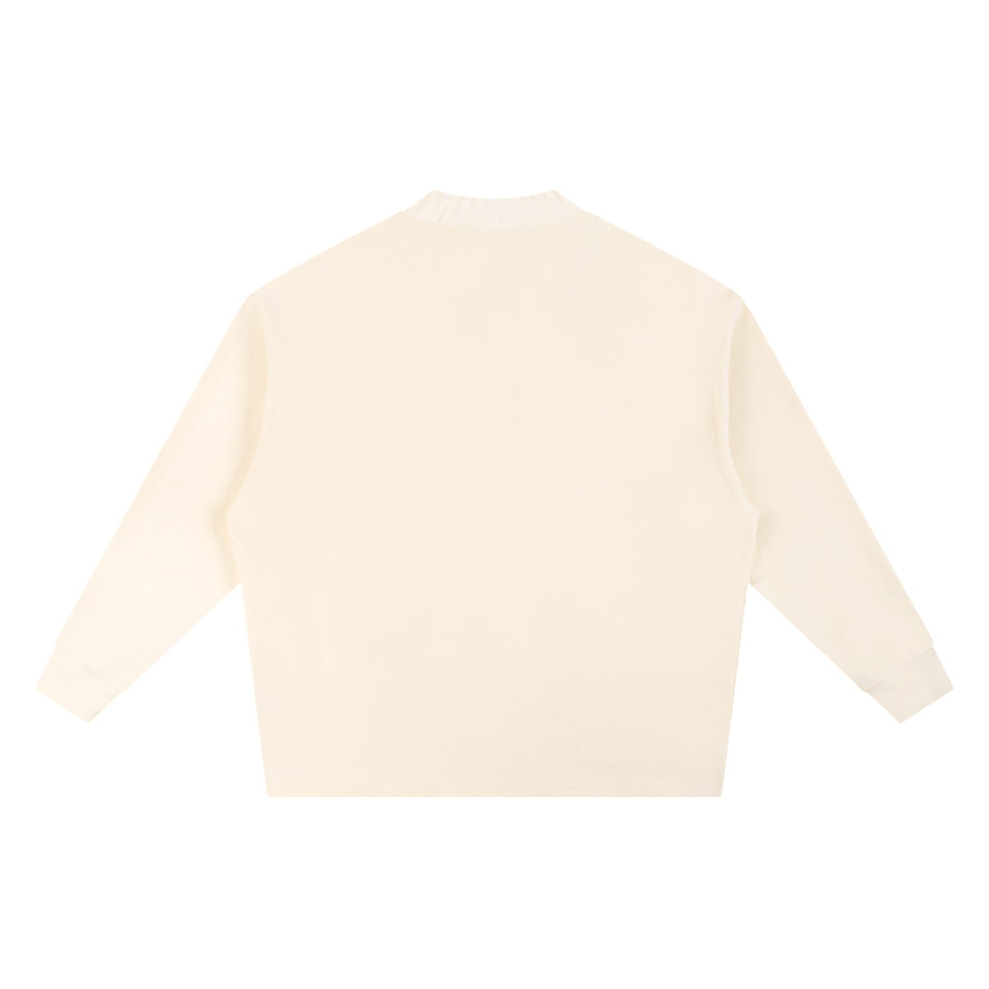 Knitted Round Neck Oversized Sweatshirt
