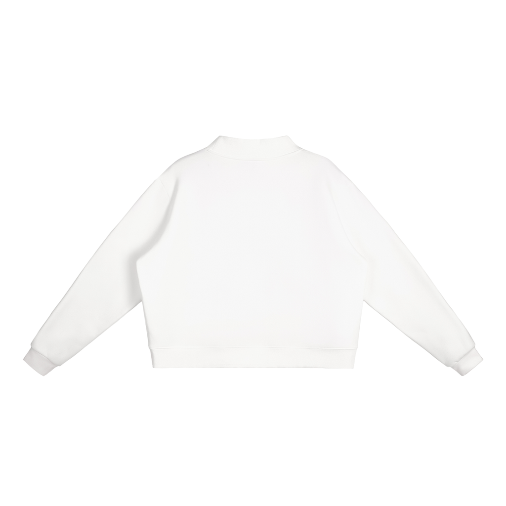 Essential Fleece Mock-Neck Sweatshirt