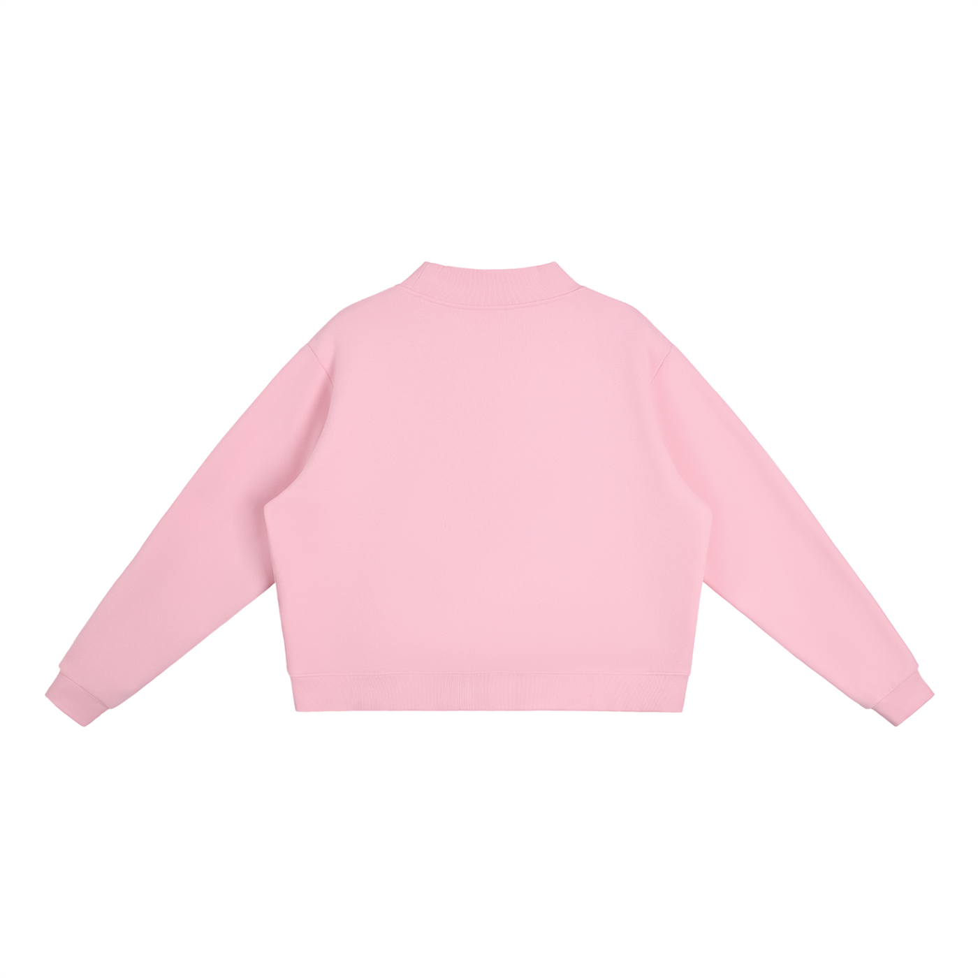 Essential Fleece Mock-Neck Sweatshirt