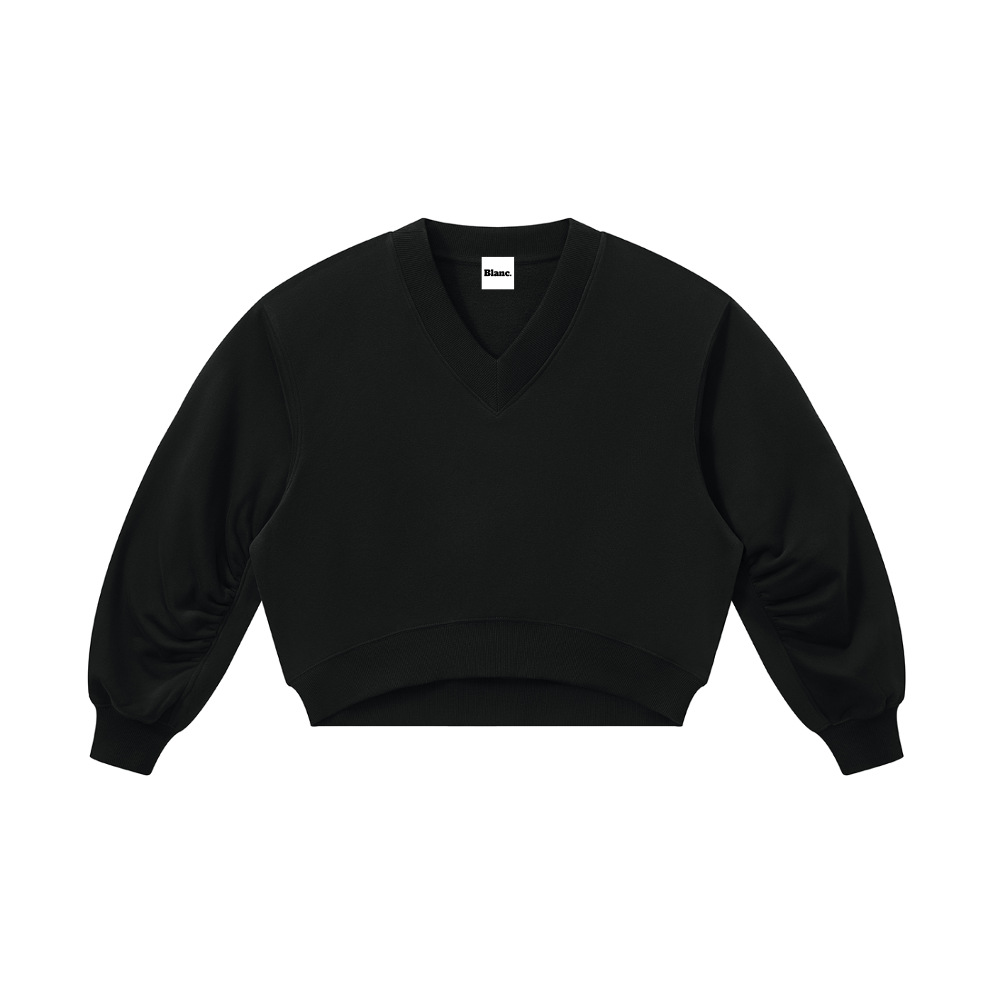 Women’s Crop V-Neck Sweatshirt