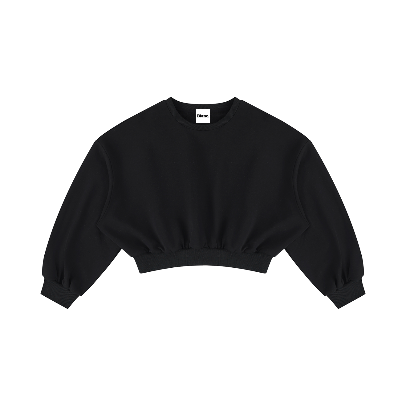 Women's Boxy Cropped Crewneck Sweatshirt