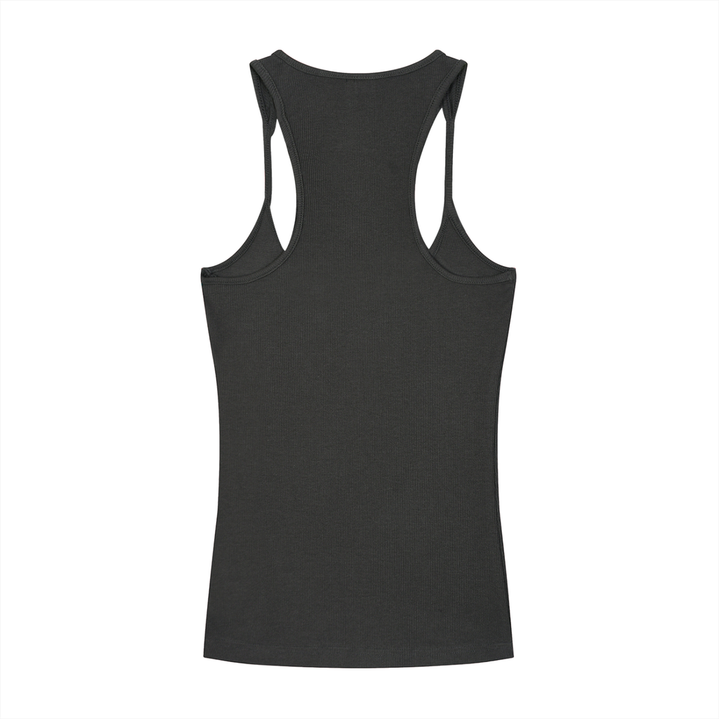 Ribbed Racerback Crop Top