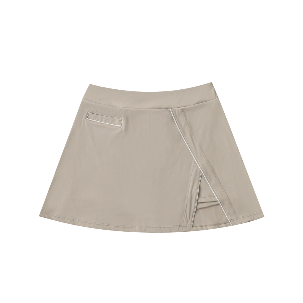 Pocketed A-Line Skirt