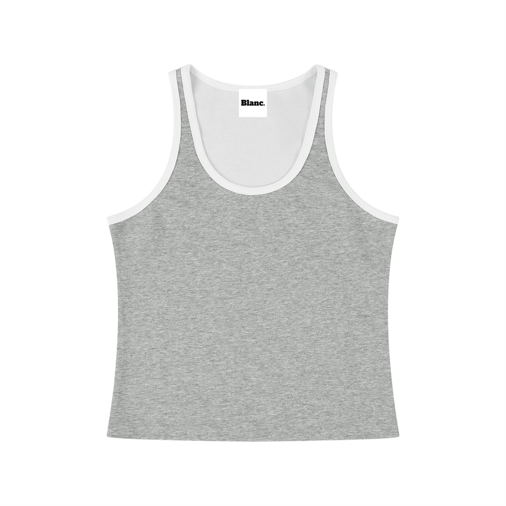 Women's Color Block Crop Top