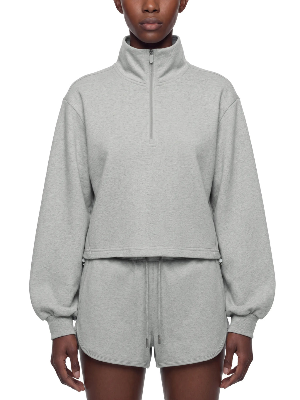 Women’s Mock-Neck Quarter-Zip Sweatshirt