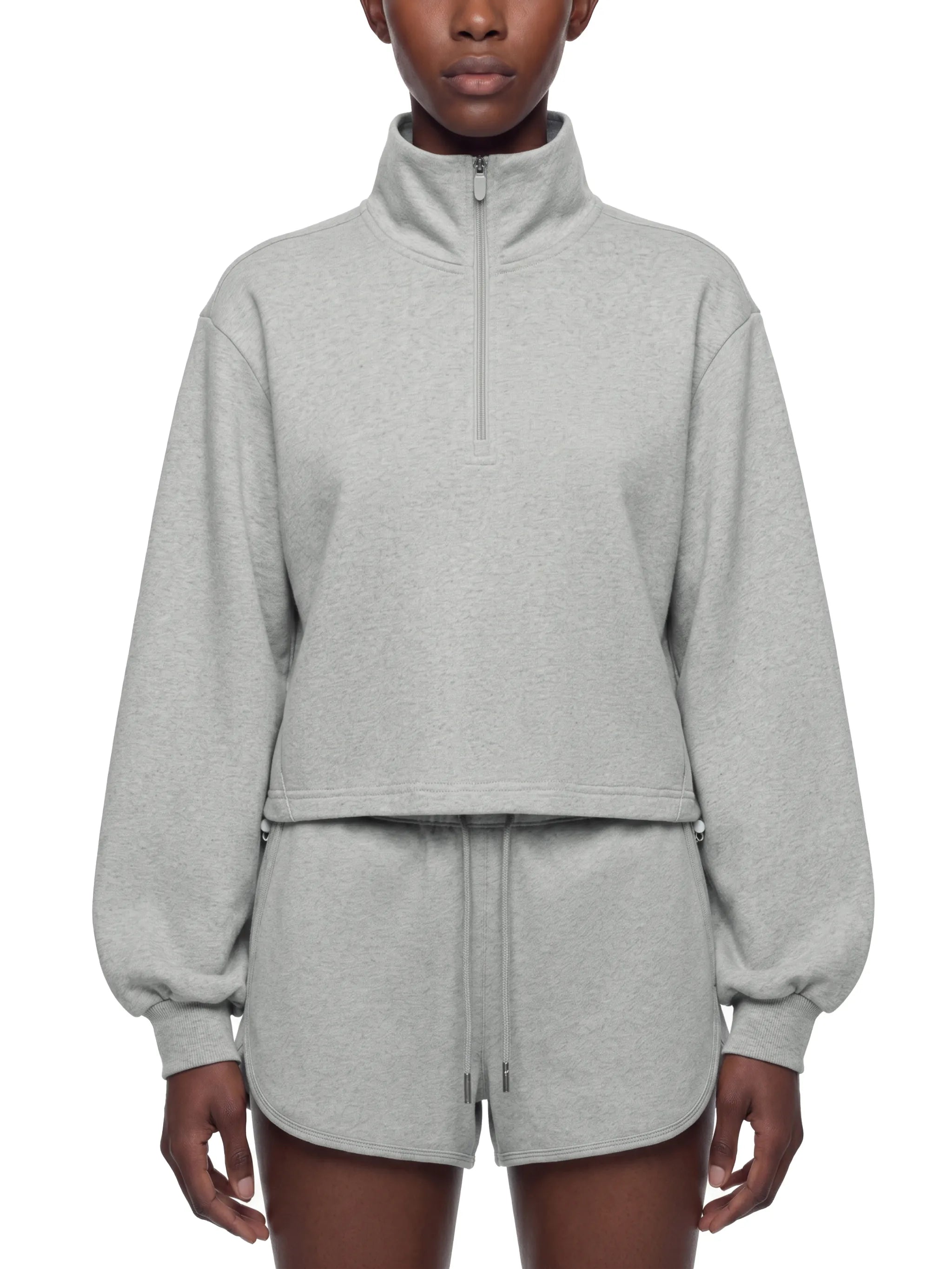 Women’s Mock-Neck Quarter-Zip Sweatshirt