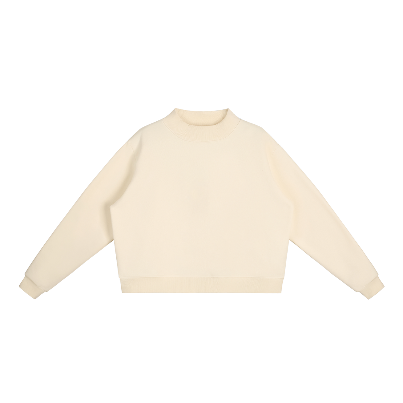 Essential Fleece Mock-Neck Sweatshirt