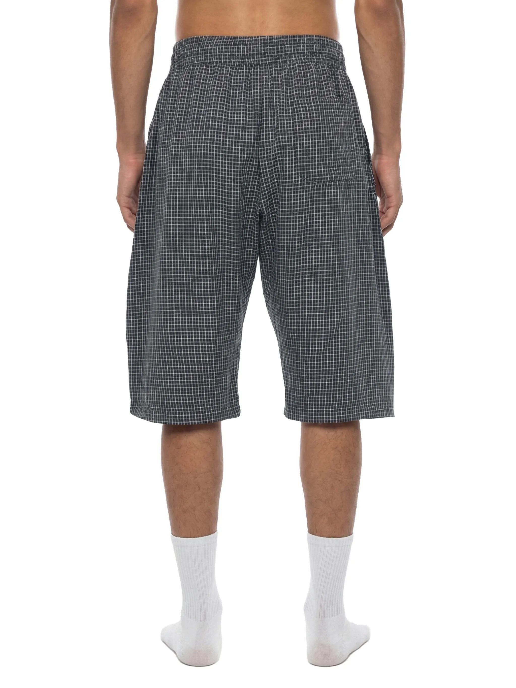 Plaid Loose Capri Shorts