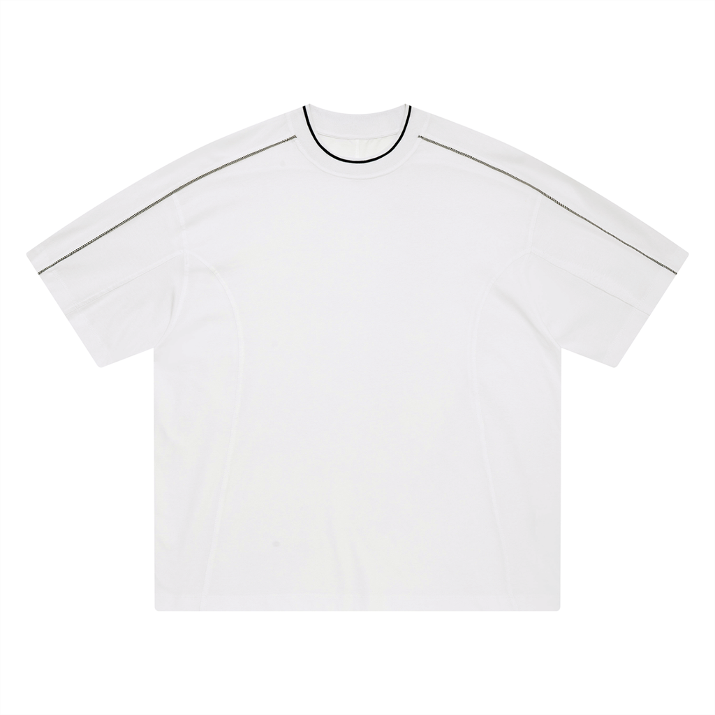 Oversized Contrast Tape T-Shirt