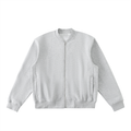 Essential Zip-Up Fleeced Varsity Jacket