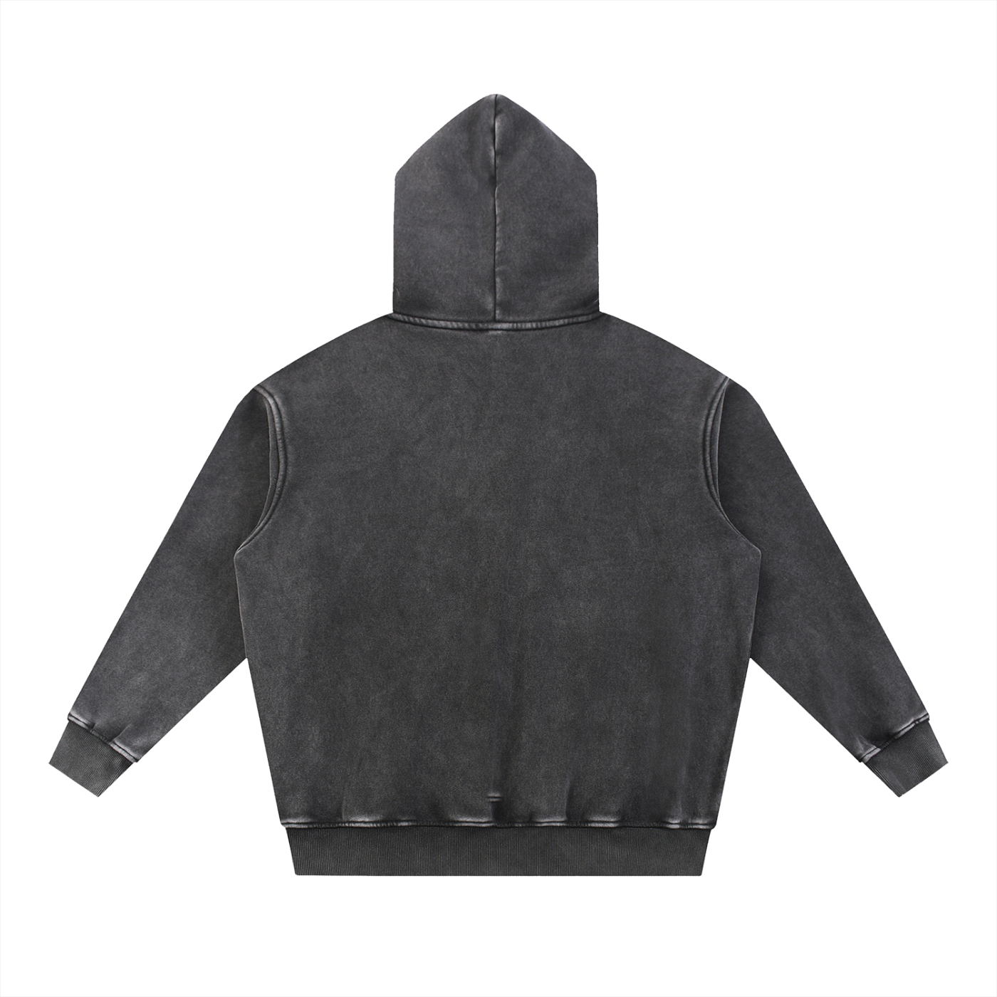 Snow Wash Oversize Fleece Hoodie