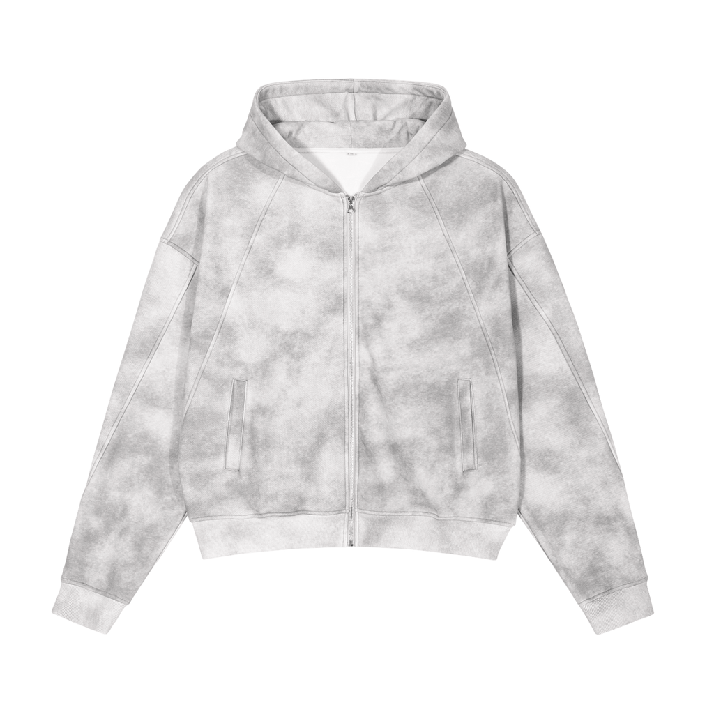 Snow Zip-Up Fleece Hoodie