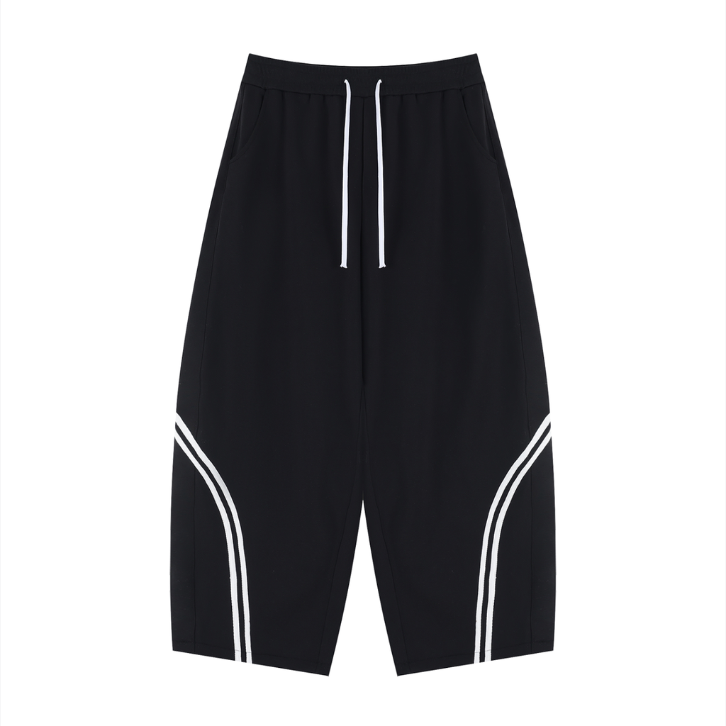 Wide Leg Piping Sweatpants