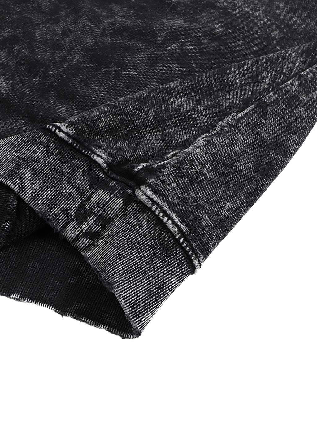 Snow Washed Hand-Frayed Sweatshirt