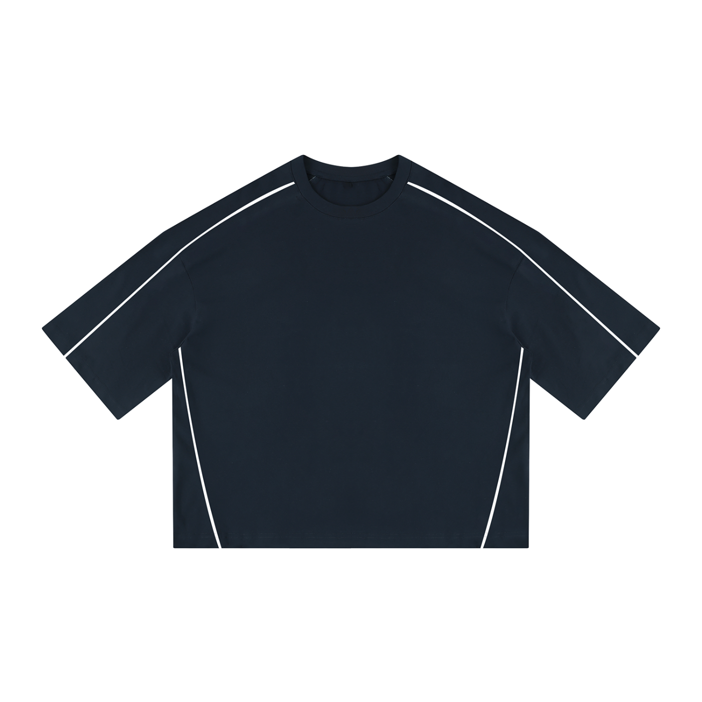 Heavyweight Boxy Piping T-Shirt
