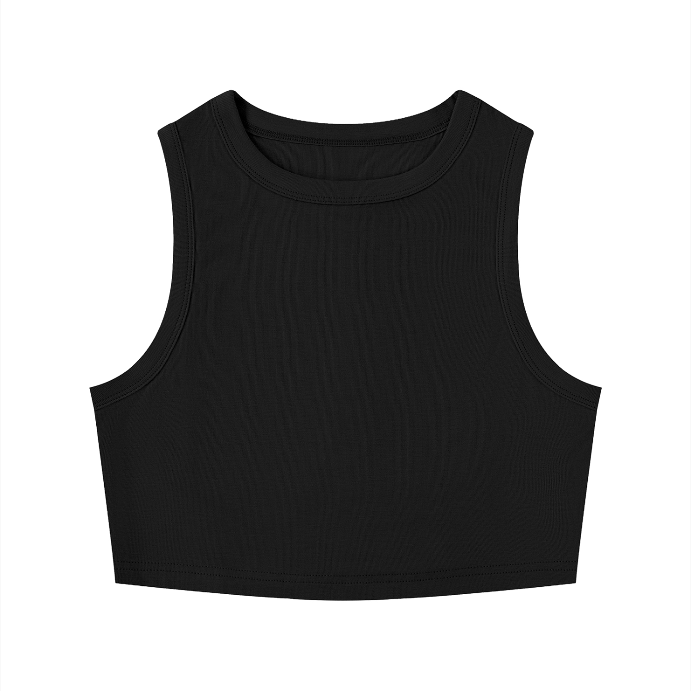 Women's Tight Crewneck Crop Top