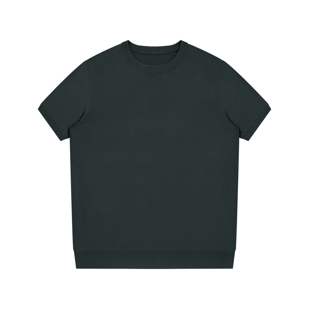 Crewneck Knit T-Shirt