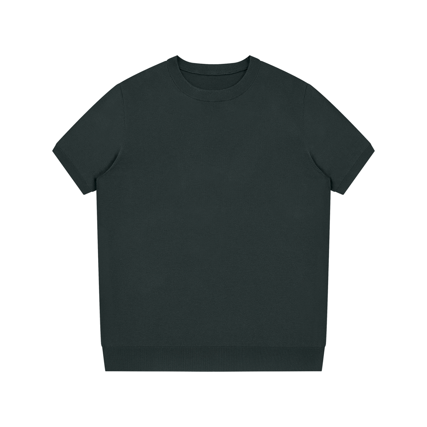 Crewneck Knit T-Shirt