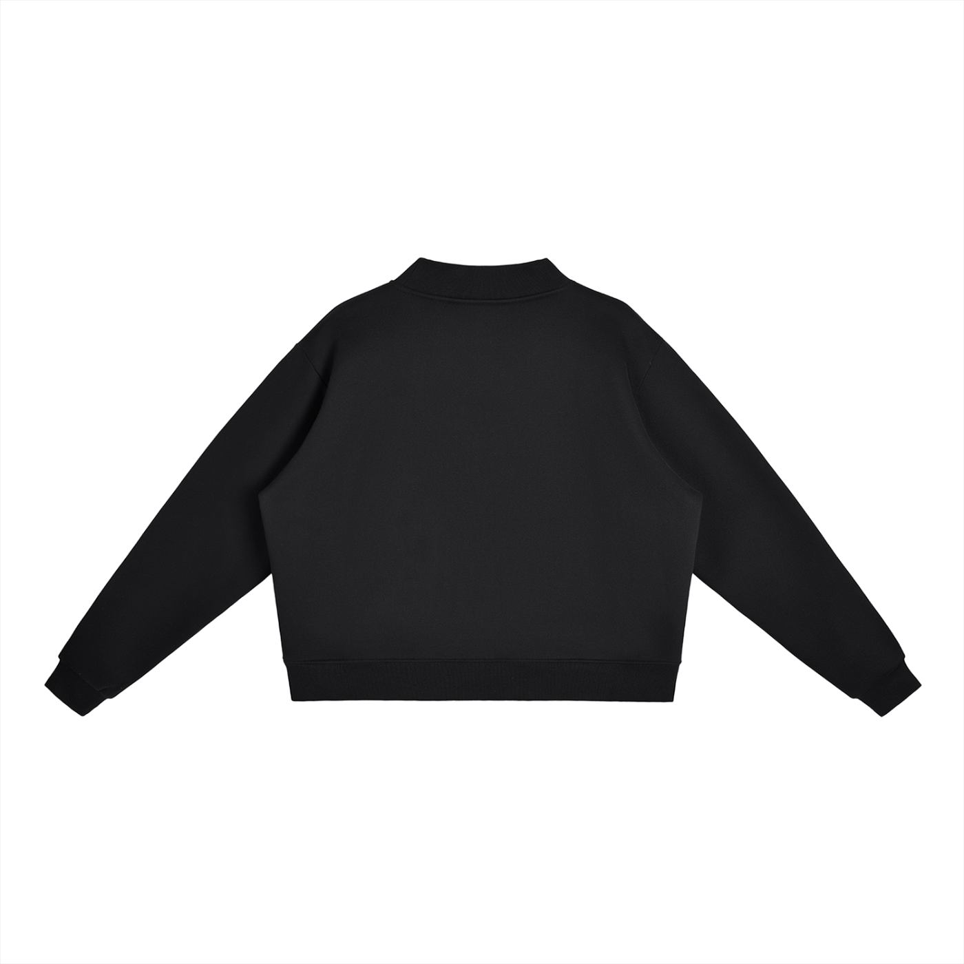 Essential Fleece Mock-Neck Sweatshirt