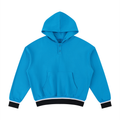 Color Block Boxy Cotton Hoodie