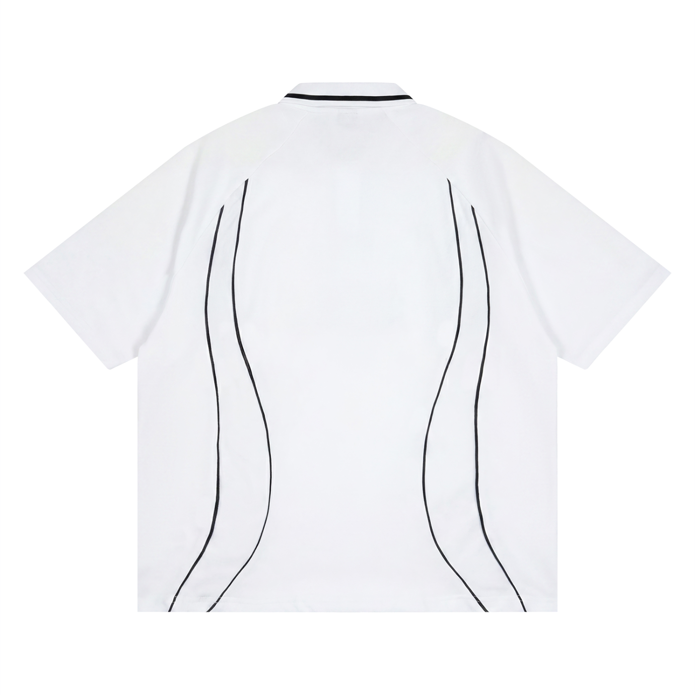 Raglan Piping Polo Shirt