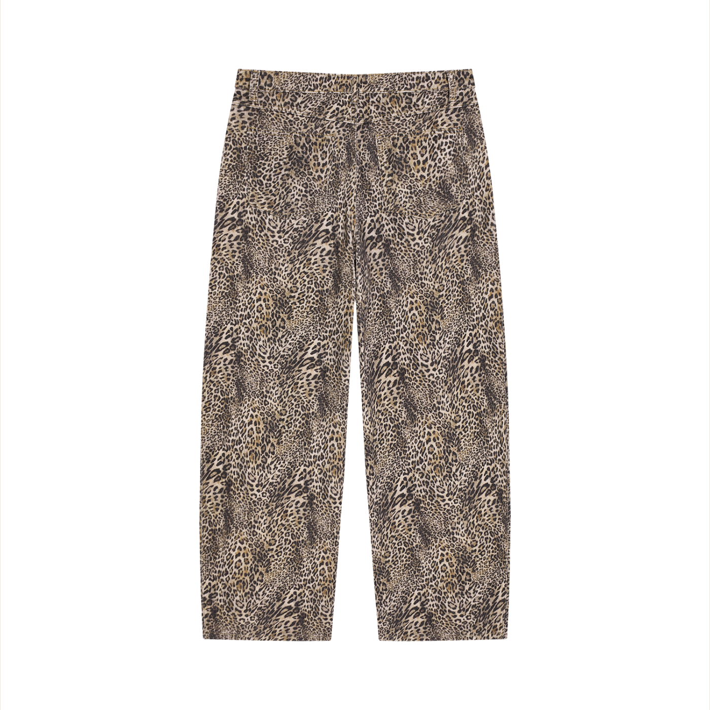 Leopard Wide Leg Jeans