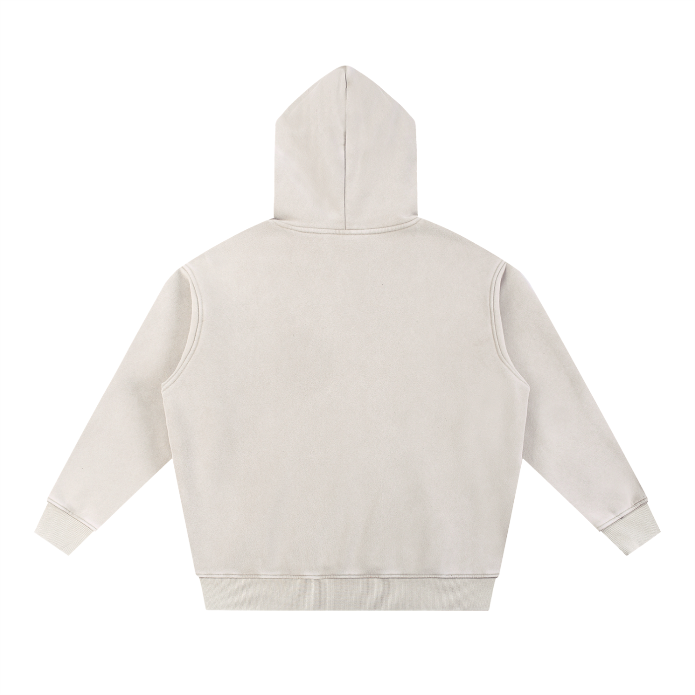 Snow Wash Oversize Fleece Hoodie
