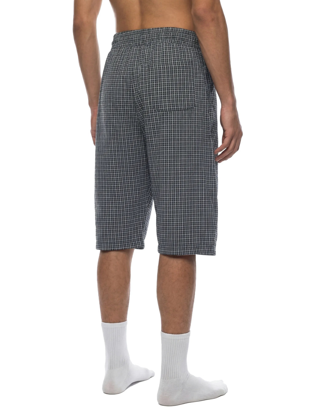 Plaid Loose Capri Shorts