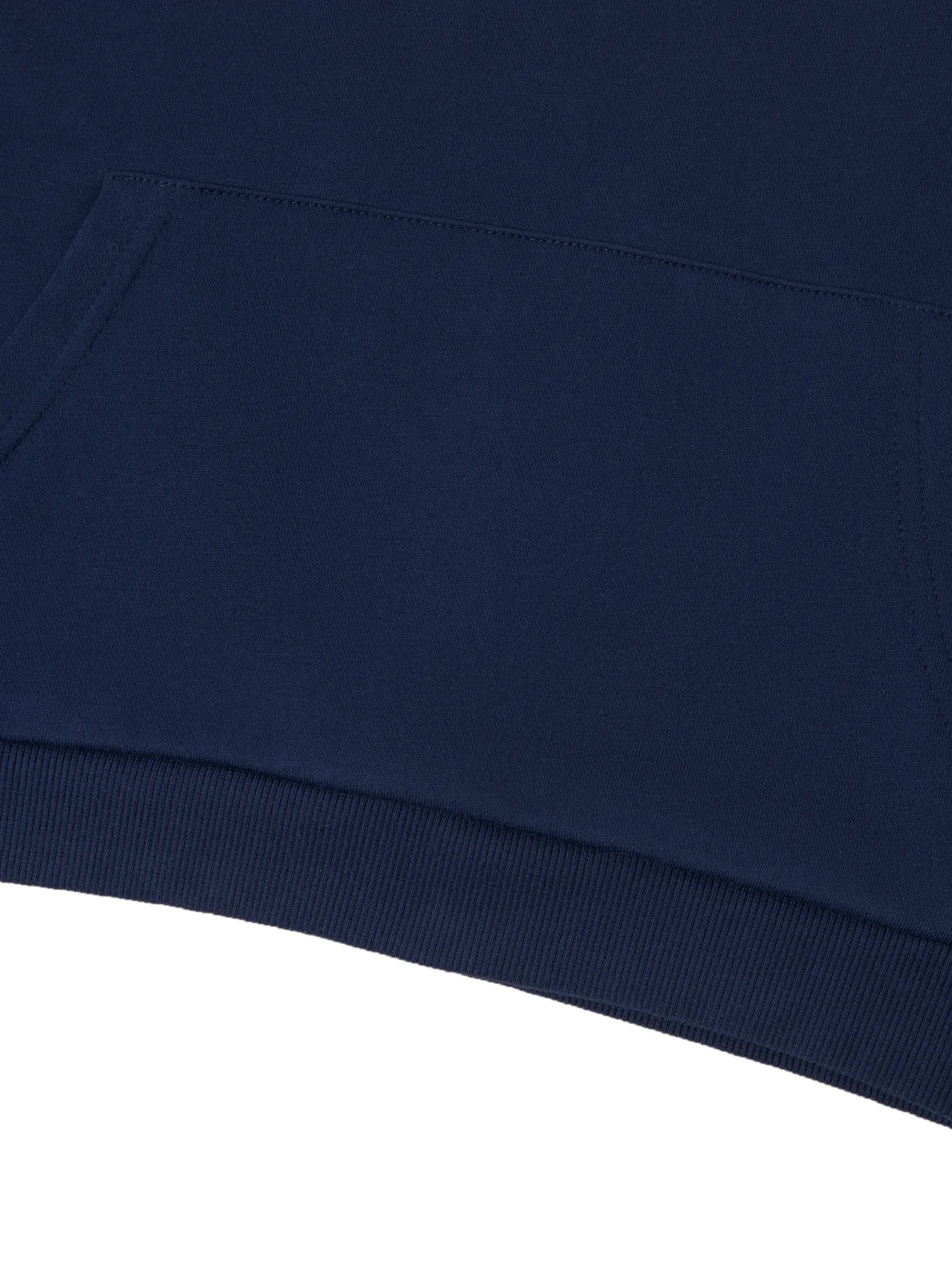 Contrast Side Stripe Cropped Hoodie