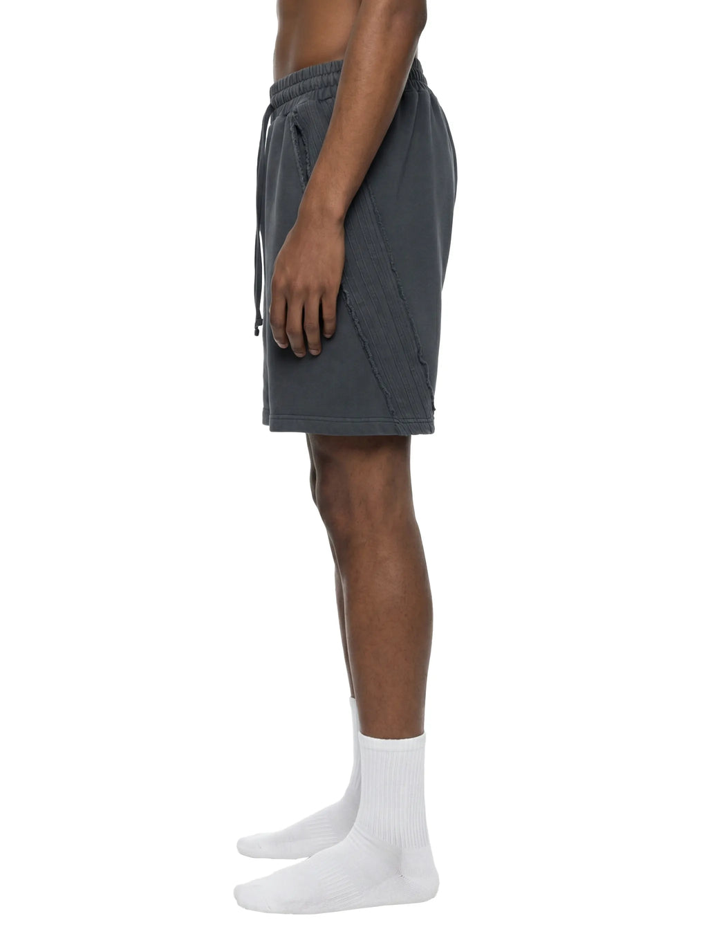 Vintage Wash Raw Edge Shorts