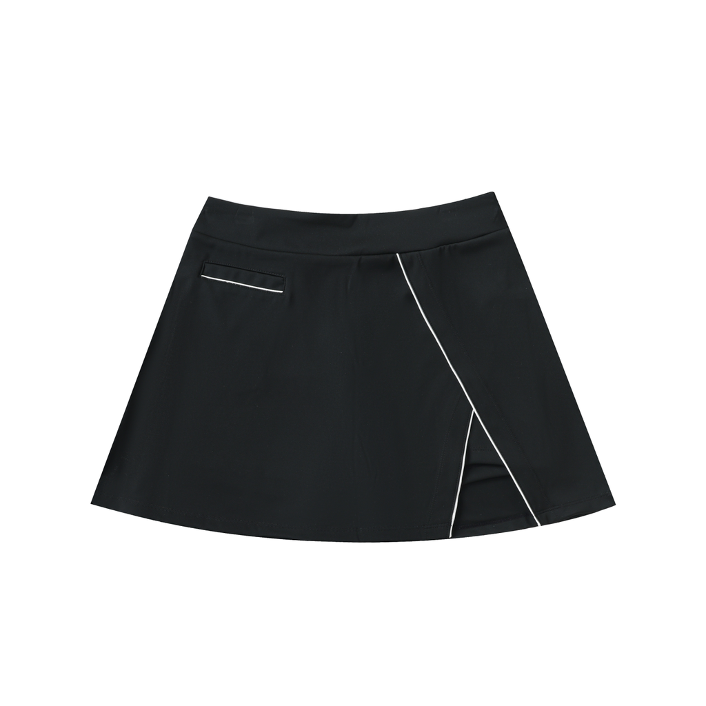 Pocketed A-Line Skirt