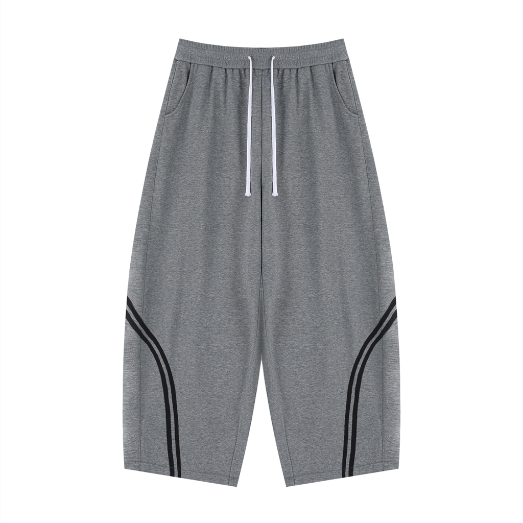 Wide Leg Piping Sweatpants