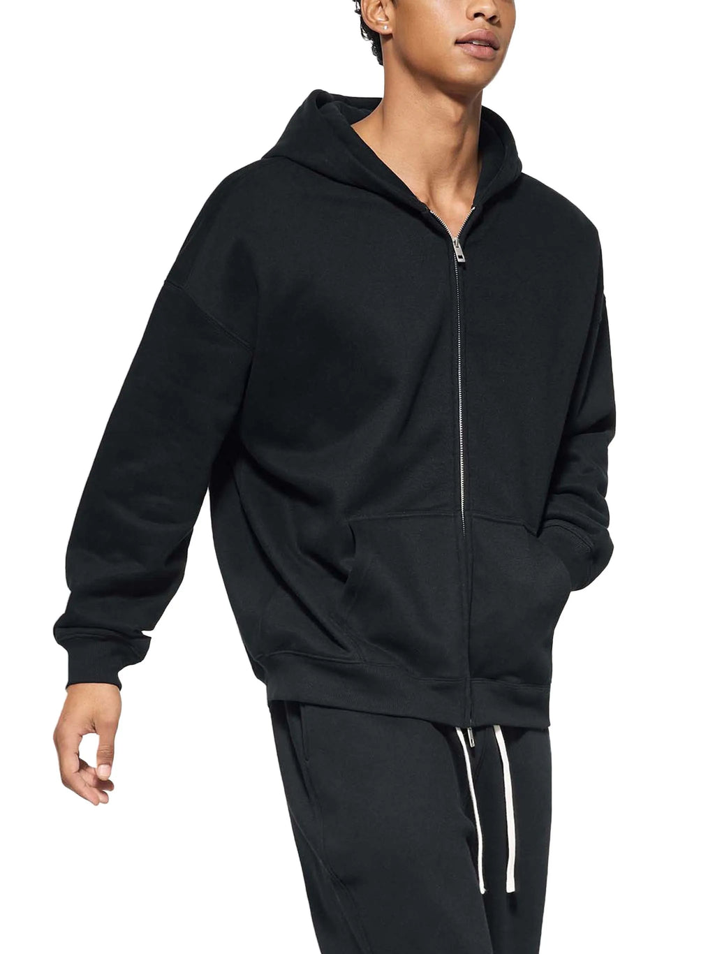 Essential Fleece Zip-Through Hoodie