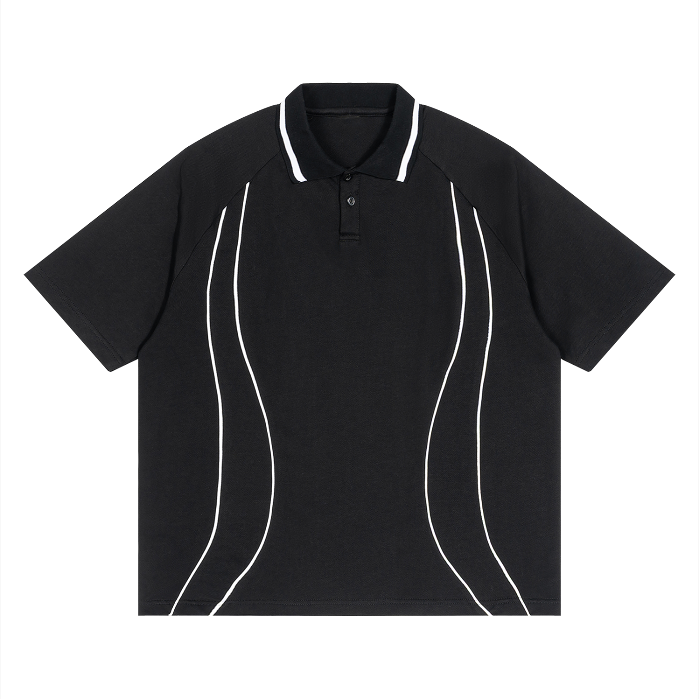 Raglan Piping Polo Shirt