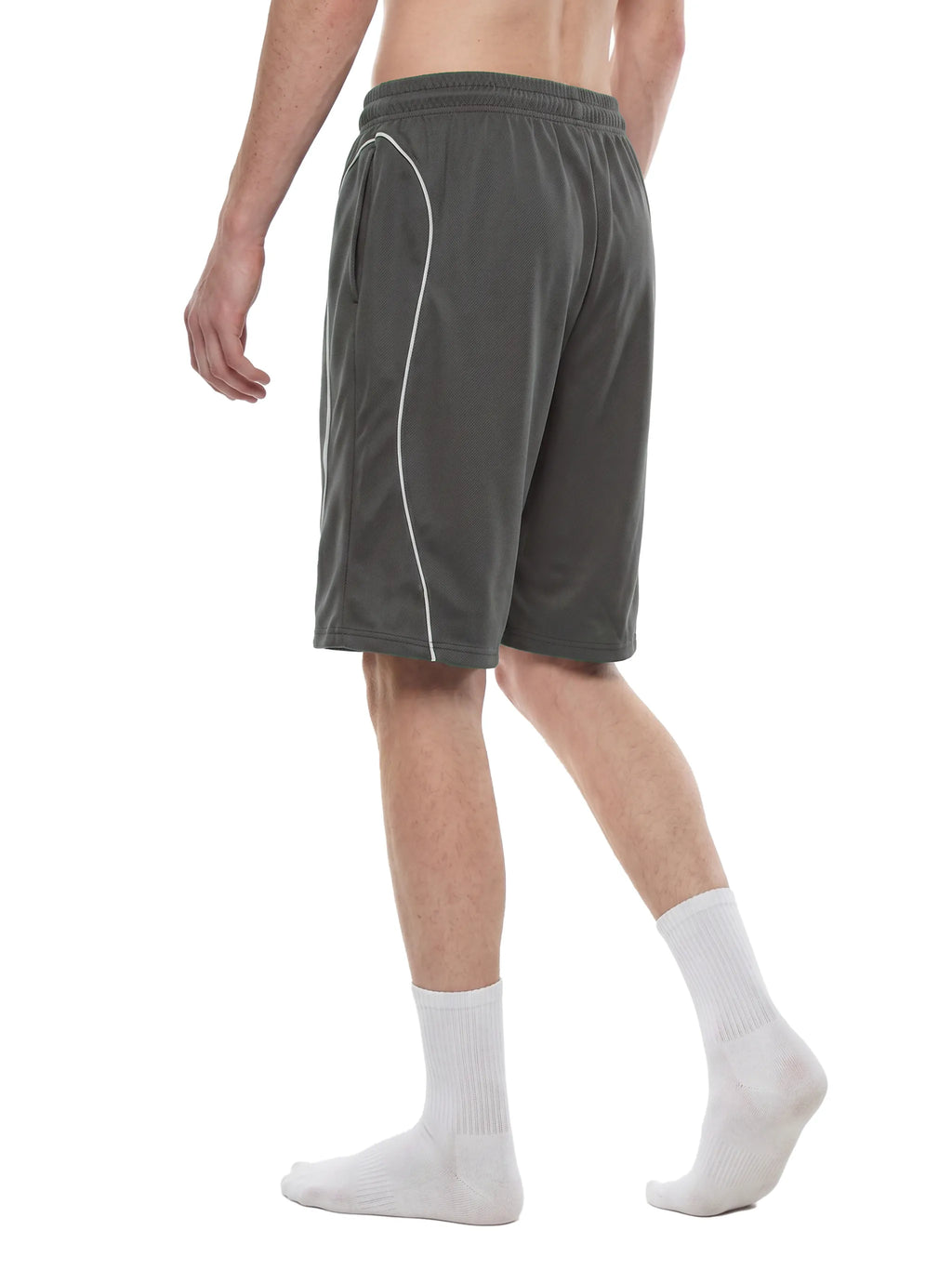 Piping Drawstring Shorts