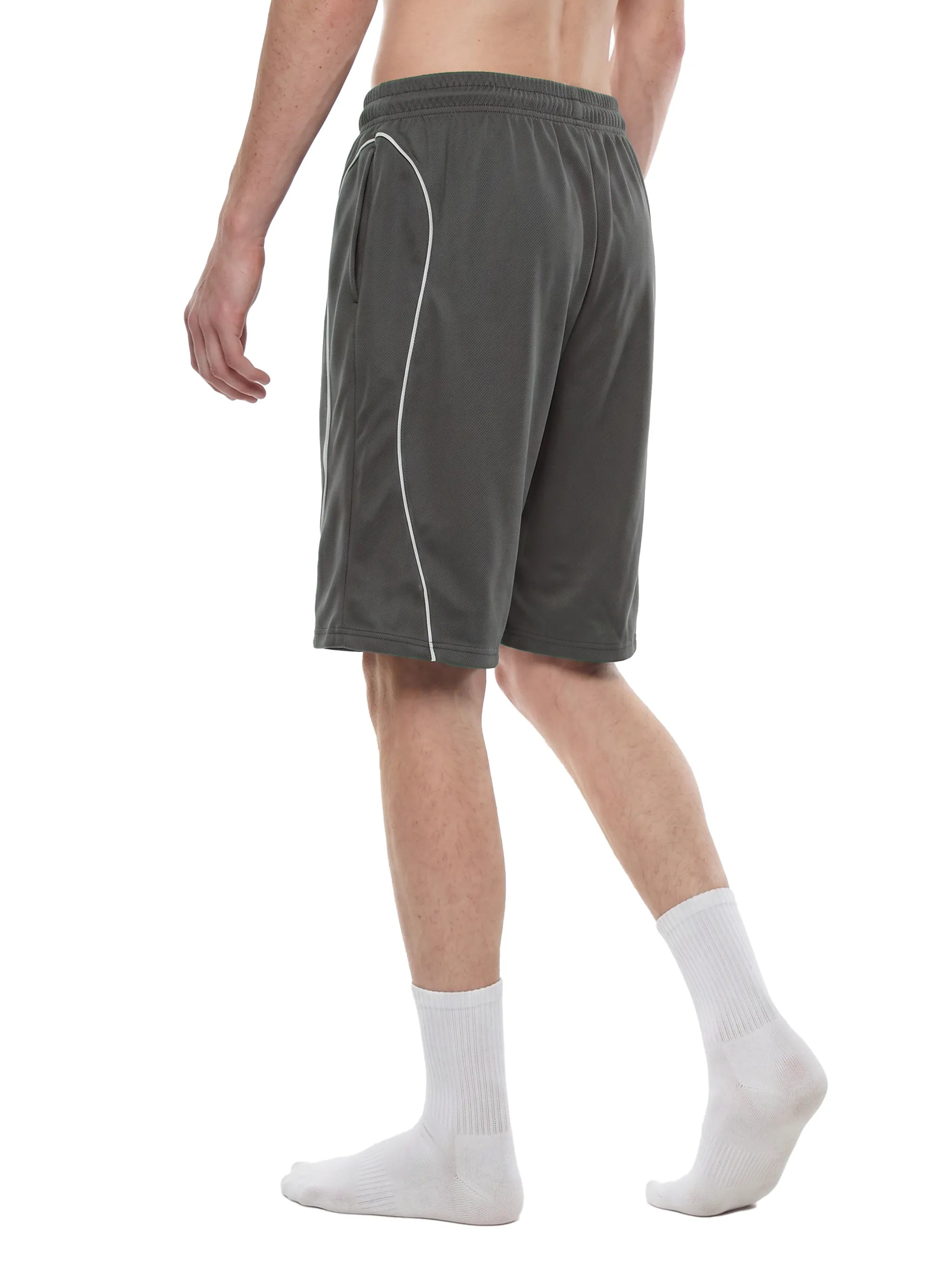 Piping Drawstring Shorts