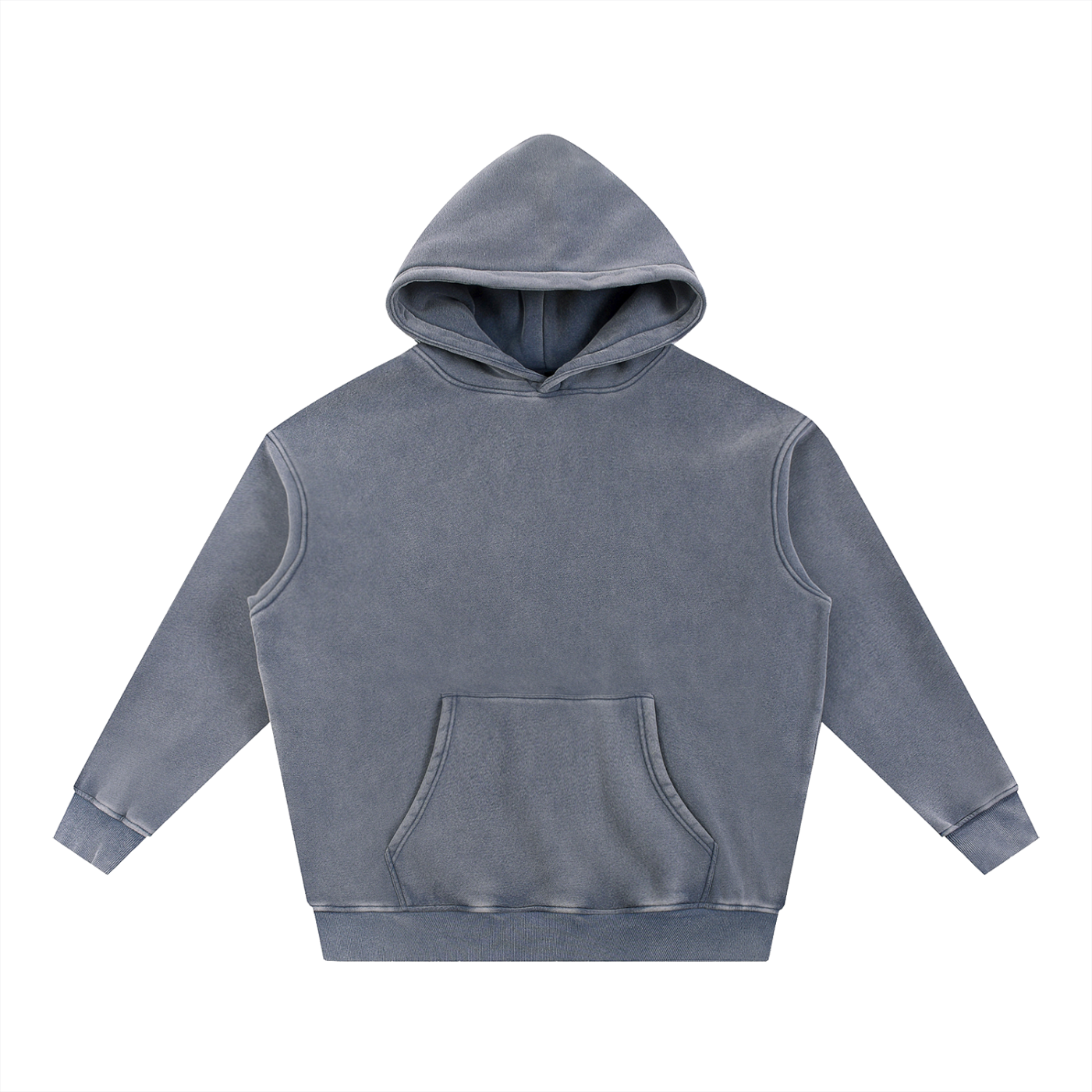 Snow Wash Oversize Fleece Hoodie