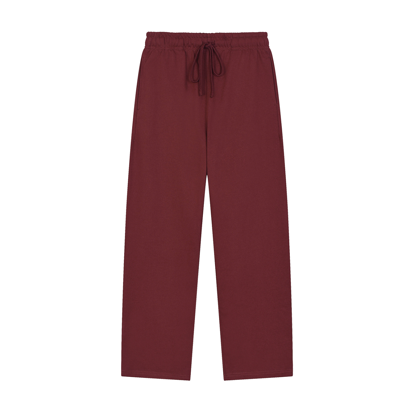 Essential Drawstring Straight-Leg Sweatpants