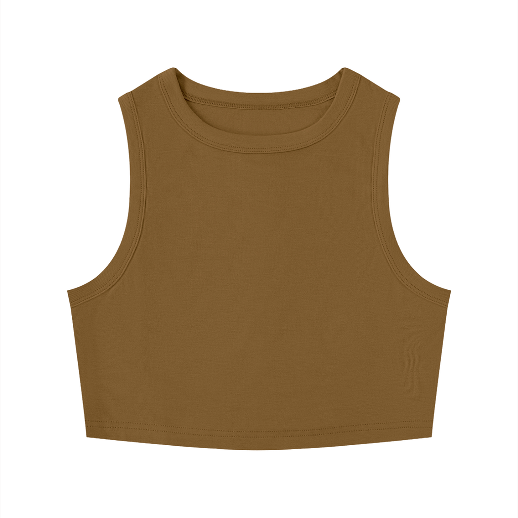 Women's Tight Crewneck Crop Top