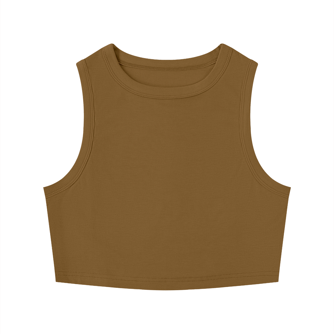 Women's Tight Crewneck Crop Top