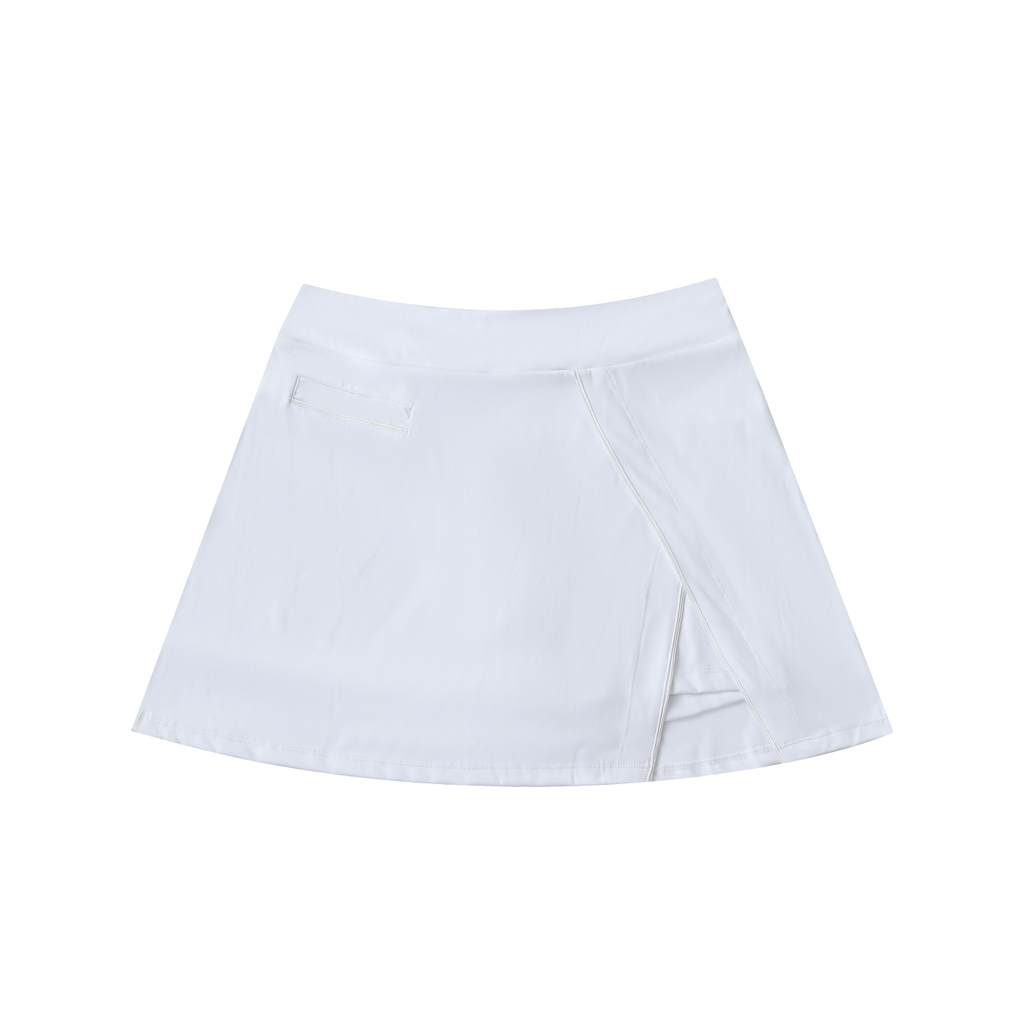 Pocketed A-Line Skirt