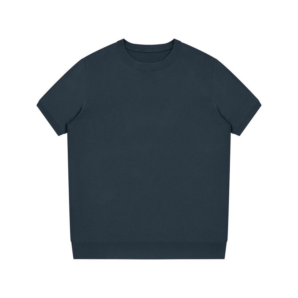 Crewneck Knit T-Shirt