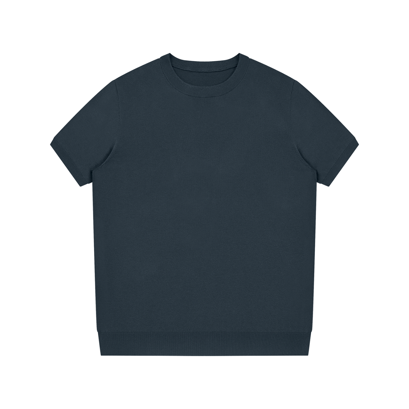 Crewneck Knit T-Shirt