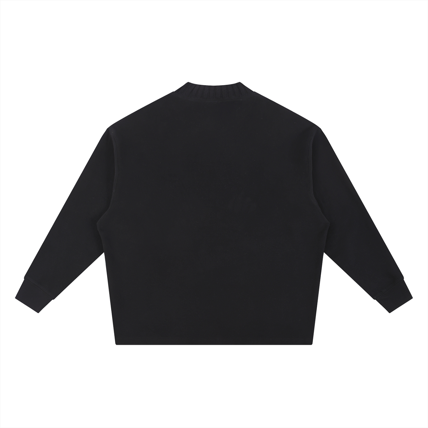 Knitted Round Neck Oversized Sweatshirt