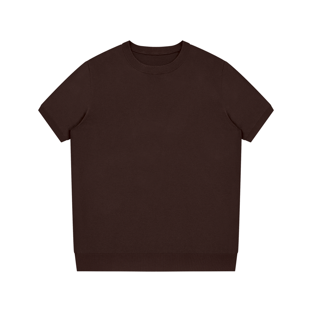 Crewneck Knit T-Shirt