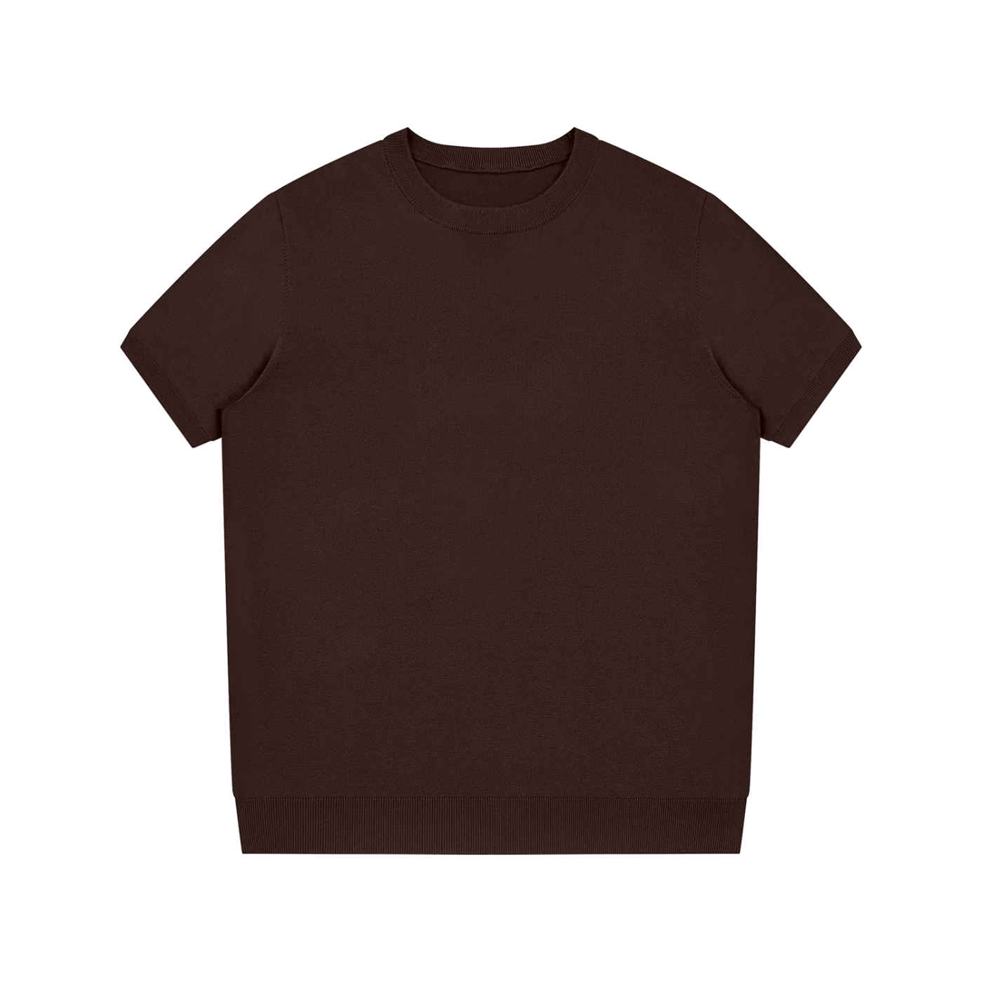 Crewneck Knit T-Shirt