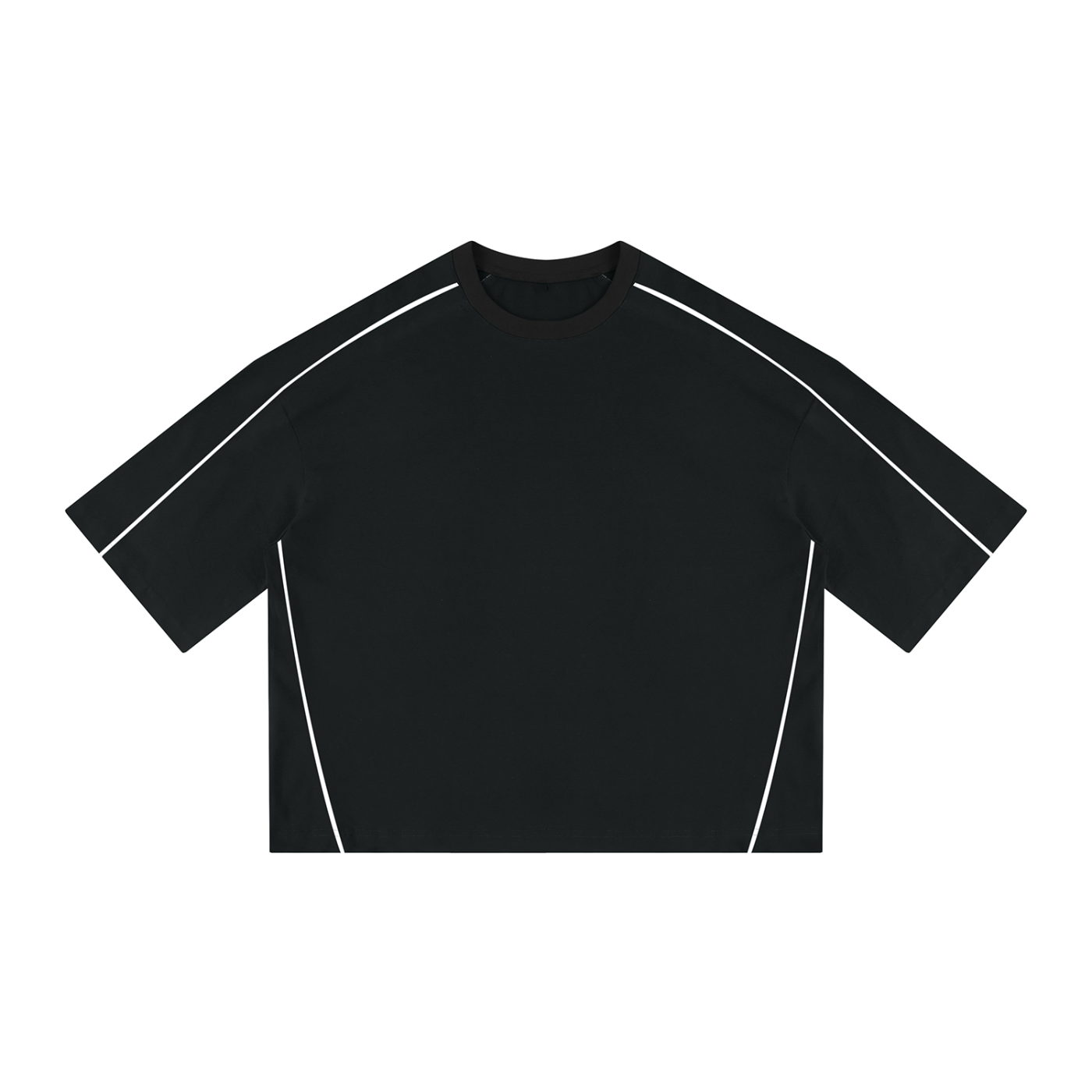 Heavyweight Boxy Piping T-Shirt